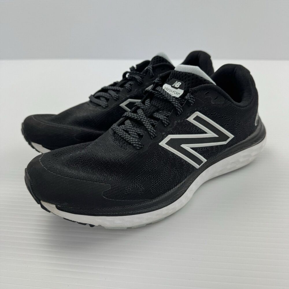 New Balance Fresh Foam 680 v7 Womens 9 Black Running Walking Shoes W680LK7